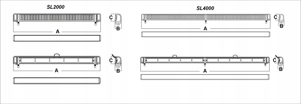 AWENTA Slimline 4000 lango ventiliacijos anga, balta, SL4000