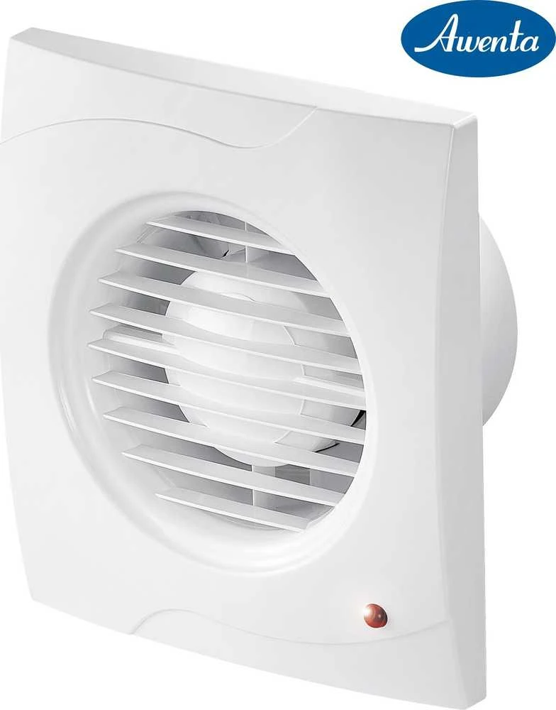Ventiliatorius AWENTA Wentylator łazienkowy Vecco fi100 95m3/h 14W 230V su wyłącznikiem sznurkowym balta Awenta WV100W