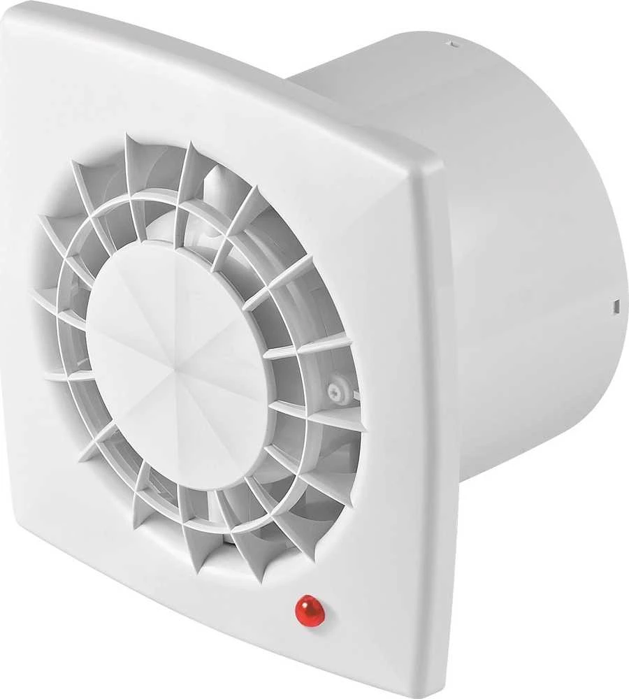 AWENTA Vega fi125 vonios ventiliatorius 180m3/h 15W 230V su drėgmės jutikliu ir laiko delsa balta Awenta WGB125H