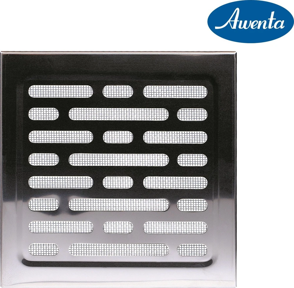 AWENTA Vėdinimo grotelės 140x140 nerūdijančio plieno MN1N
