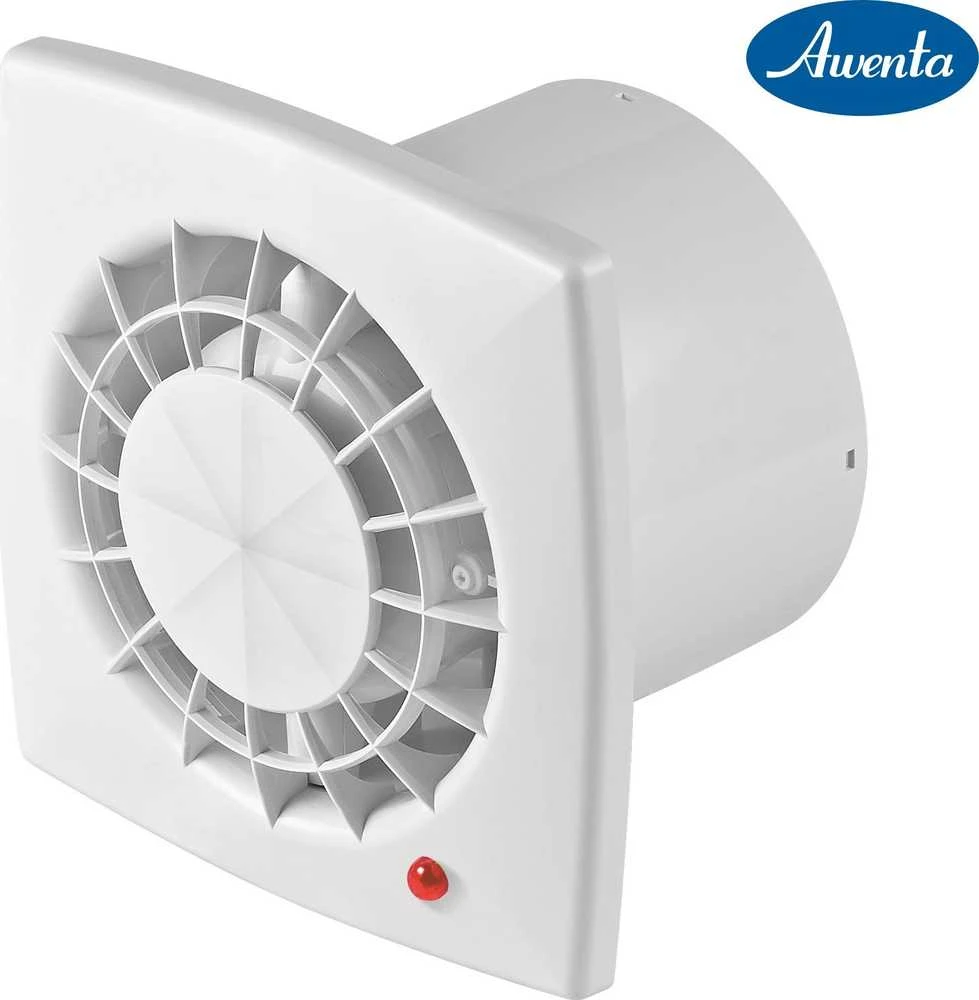 AWENTA Ventiliatorius Vonios kambario ventiliatorius Vega fi150 225m3/h 17W 230V su drėgmės jutikliu ir laiko delsa Awenta WGB150H
