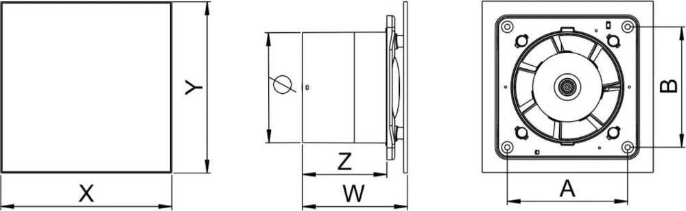 AWENTA Trax WTI125H vonios ventiliatorius, 125 mm skersmens, 150 m3/h, 18 W, 230 V, su drėgmės jutikliu ir laikmačiu, nerūdijančio plieno