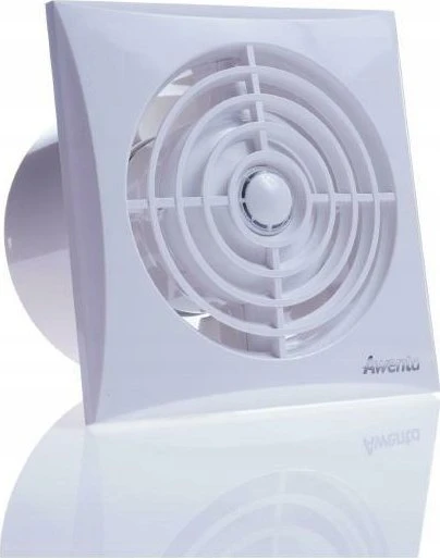 AWENTA WZ125T Silence vonios ventiliatorius, 125 mm skersmuo, 6 W, 145 m3/h, 230 V, su laikmačiu, baltas