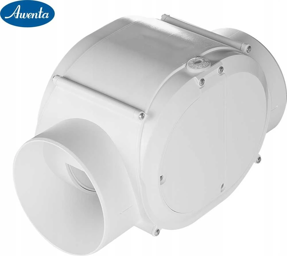 AWENTA Ortakinis ventiliatorius VTR VTR100D fi100mm 42/70m3/h 12/22,5W 230V baltas