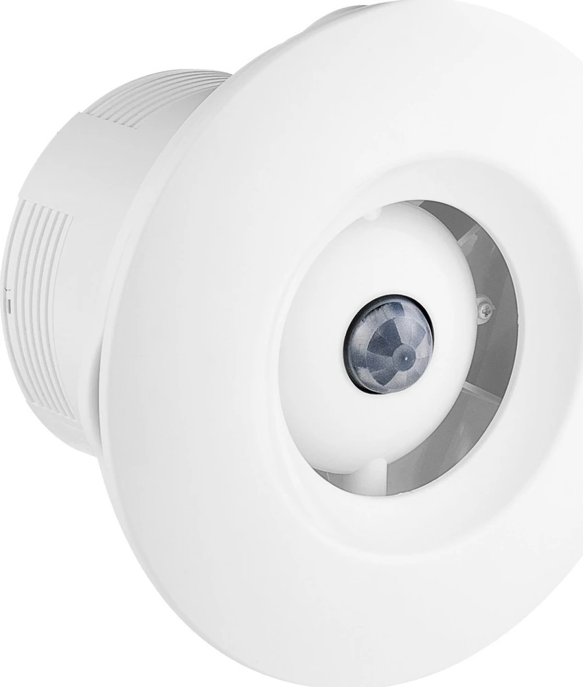 AWENTA Vonios ventiliatorius Orbit WXO125R fi125mm 185m3/h 16W 230V su judesio jutikliu baltas