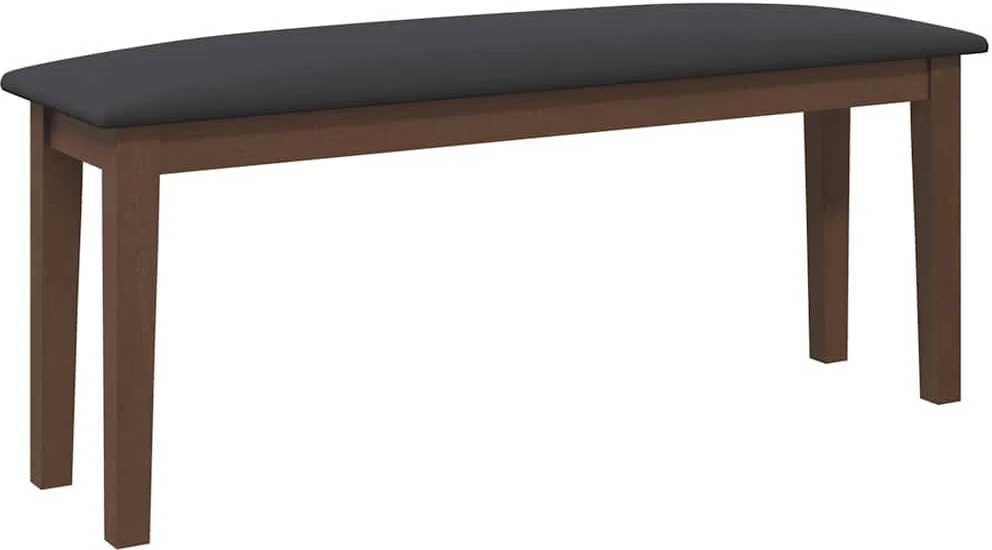 Suoliukas 110 cm Ruda medžio masyvo guma