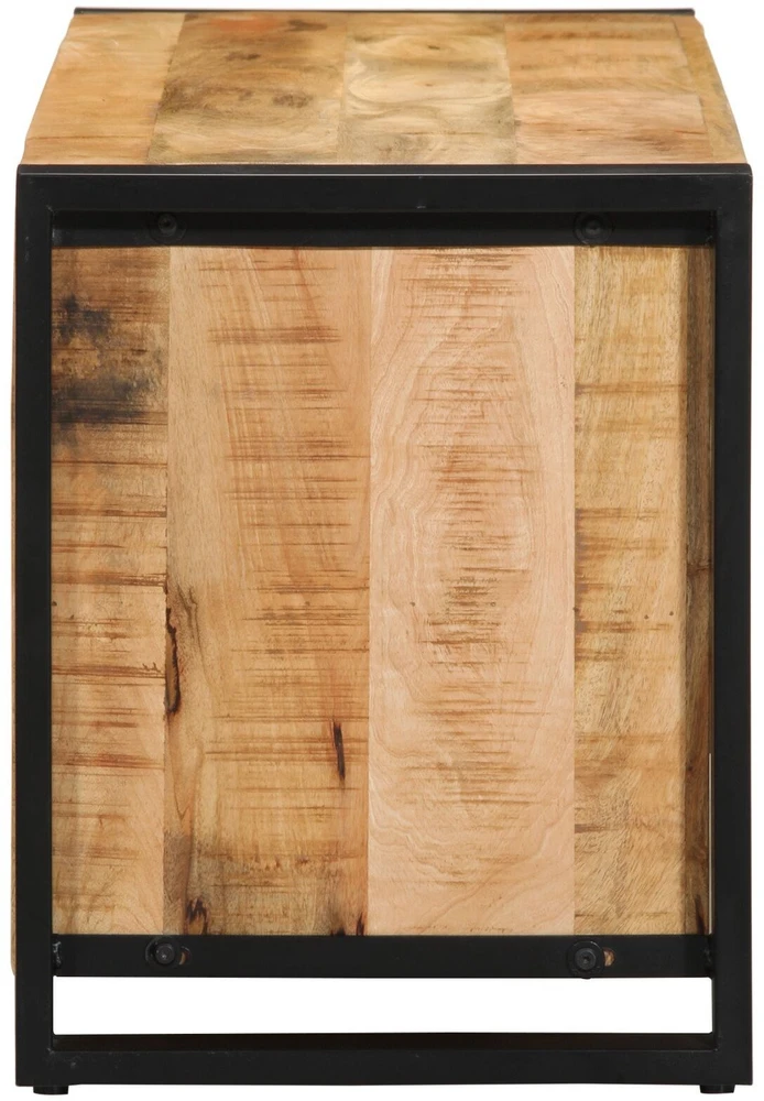 Batų suolelis Ruda 100 x 40 x 50 cm Mango medienos masyvas