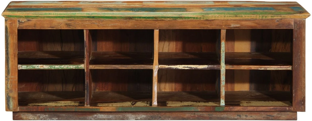 Batu skrynia 110 x 35 x 40 cm Kietas atkurtas medis Ruda