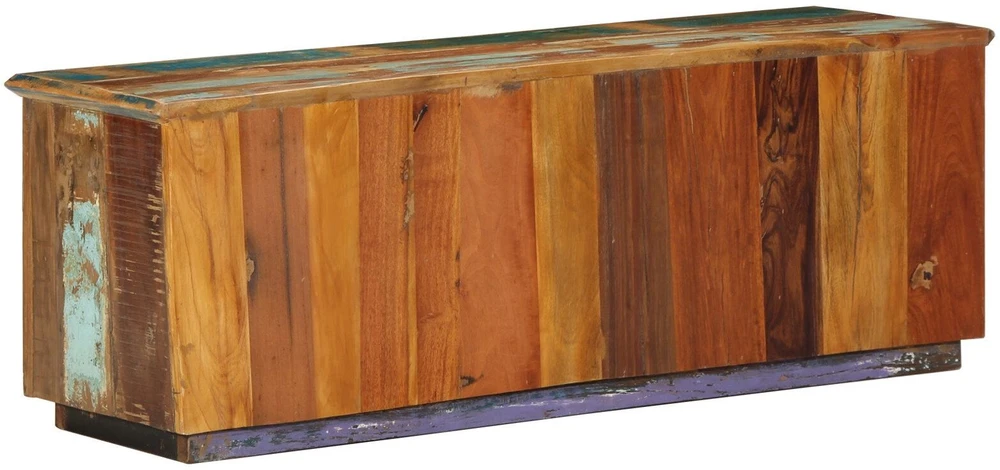 Batu skrynia 110 x 35 x 40 cm Kietas atkurtas medis Ruda