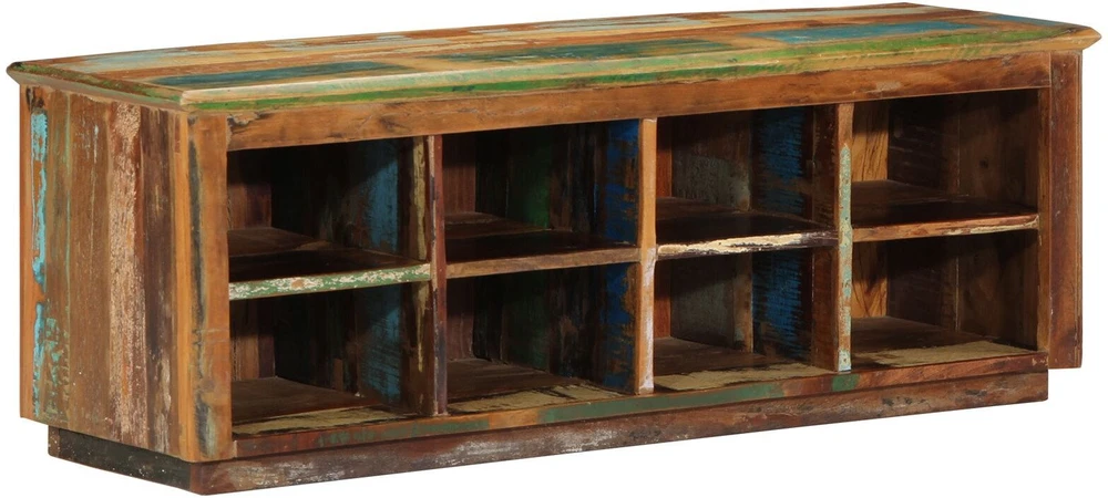 Batu skrynia 110 x 35 x 40 cm Kietas atkurtas medis Ruda