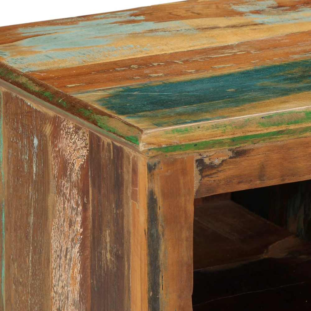 Batu skrynia 110 x 35 x 40 cm Kietas atkurtas medis Ruda