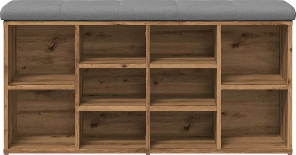 Batų suoliukas Artisan ąžuolas 102x32x50 cm inžinerinė mediena