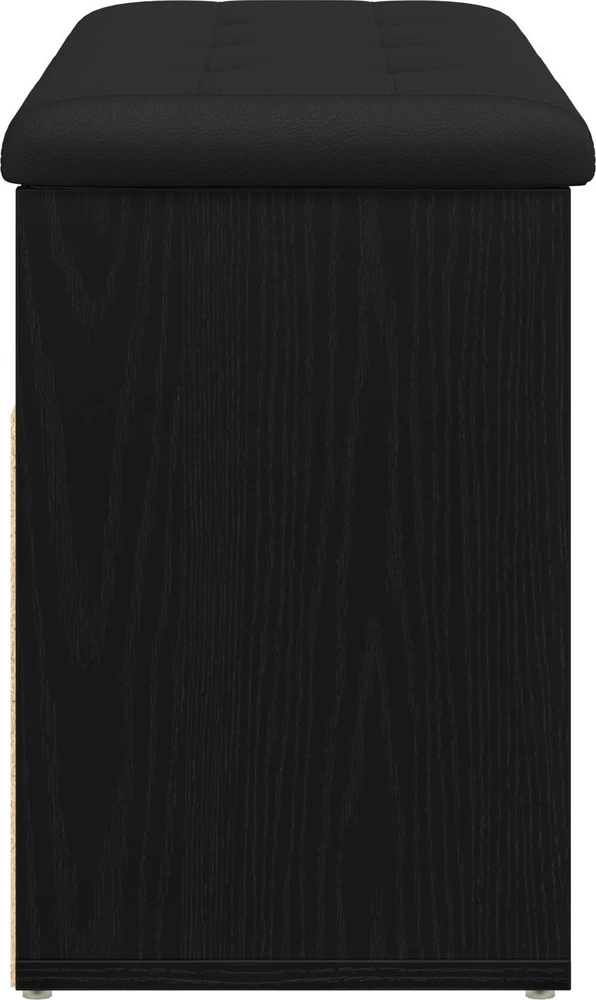 Batų suolelis Juoda 80 x 30 x 45 cm Apdirbta mediena