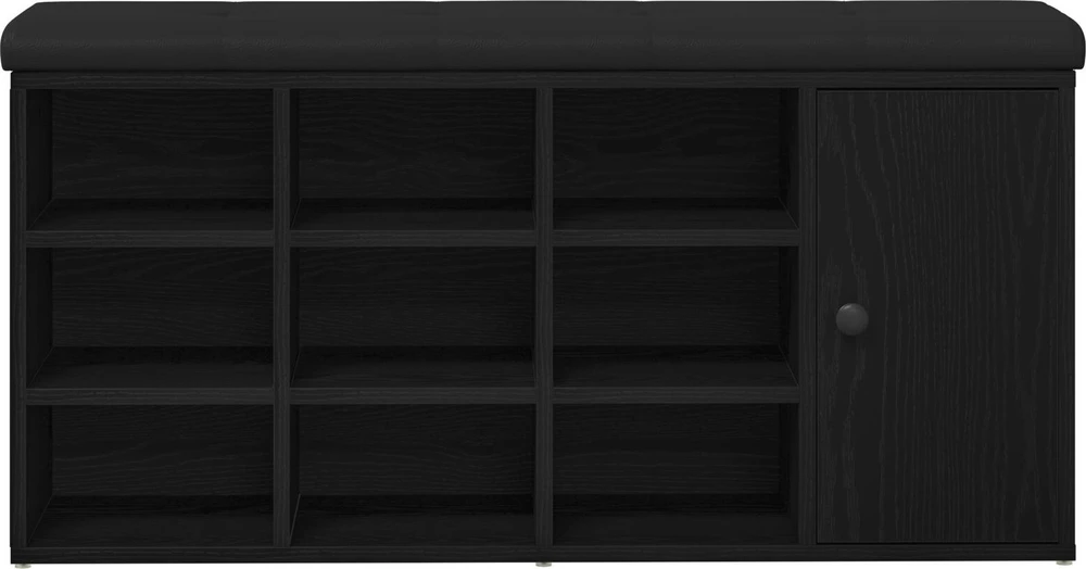 Laikymo suolas Juodas ąžuolas 102 x 32 x 50 cm Apdirbta mediena