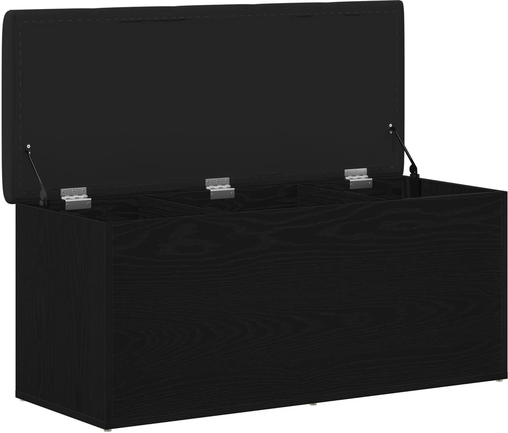 Laikymo suolas juoda ąžuolo 102 x 42 x 45 cm Apdirbta mediena