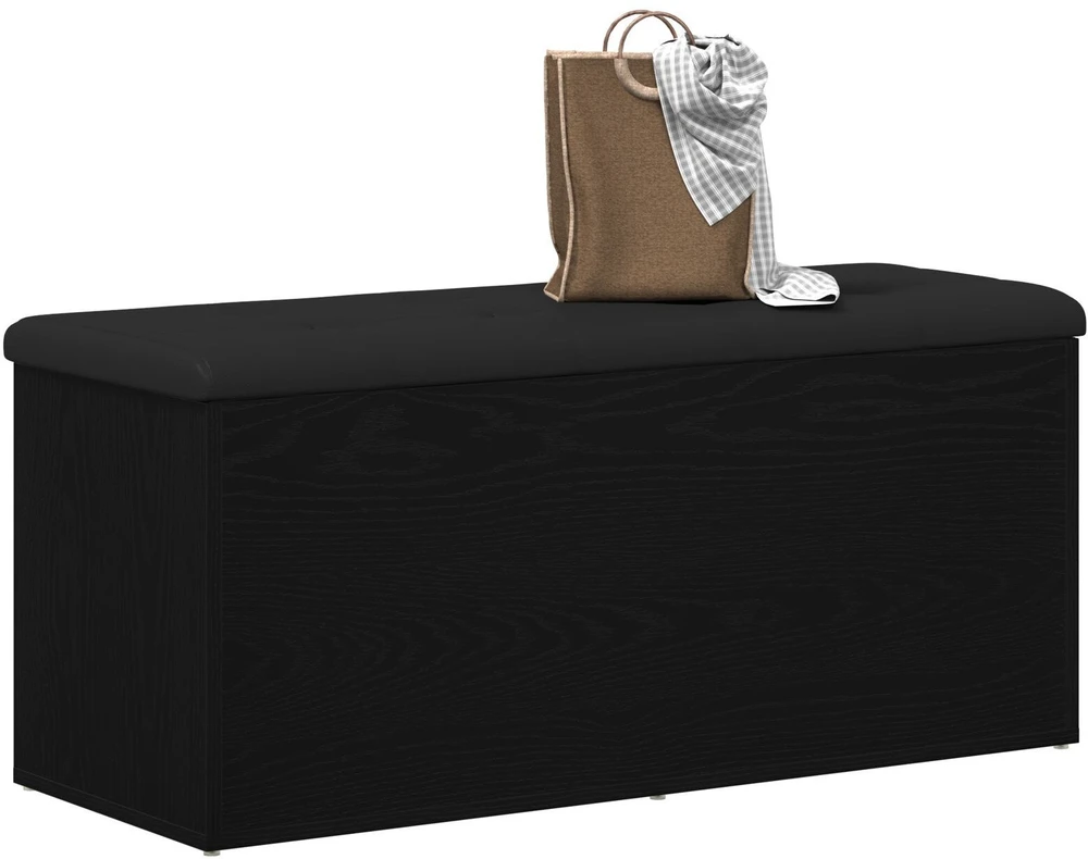 Laikymo suolas juoda ąžuolo 102 x 42 x 45 cm Apdirbta mediena