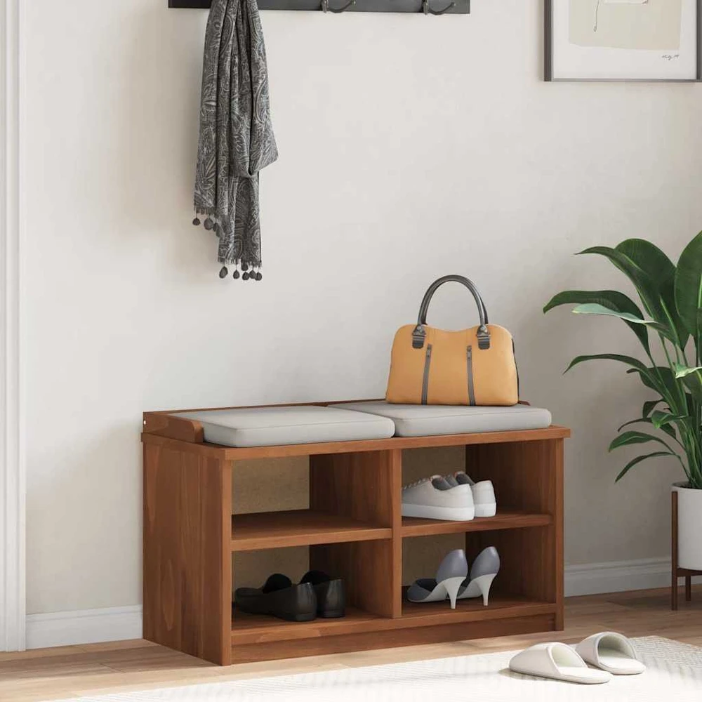 Prieškambario suoliukas SANDNES 87x40x50 pušies masyvo