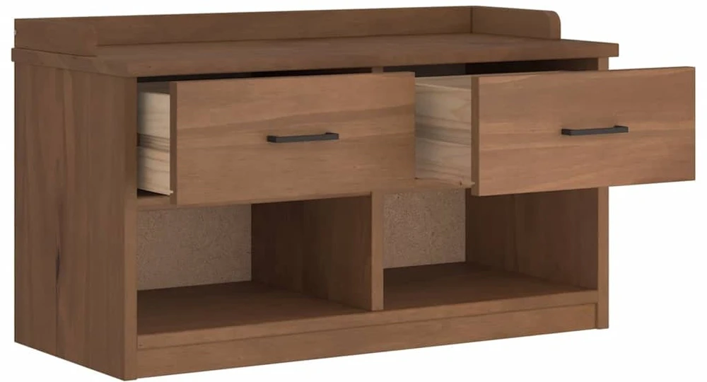 Prieškambario suoliukas SANDNES 87x40x50 pušies masyvo