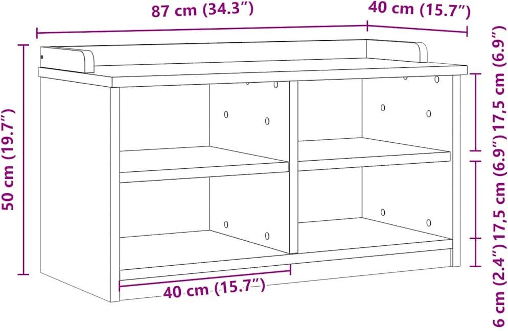 Prieškambario suoliukas SANDNES 87x40x50 pušies masyvo