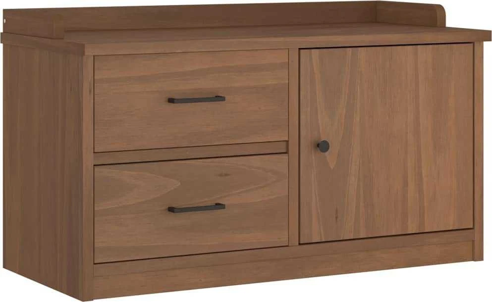 Prieškambario suoliukas SANDNES 87x40x50 pušies masyvo