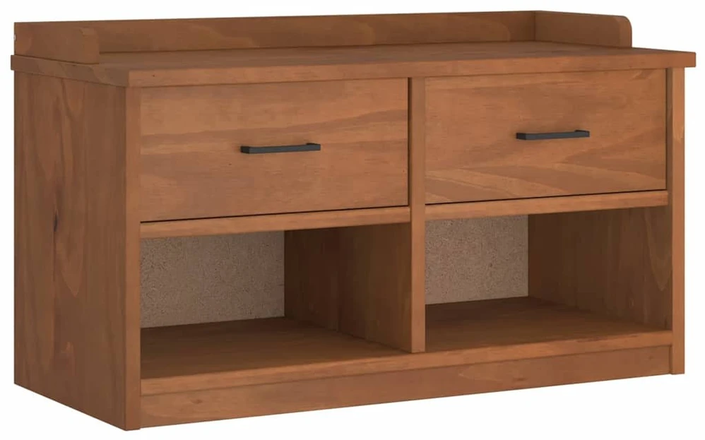 Prieškambario suoliukas SANDNES 87x40x50 pušies masyvo