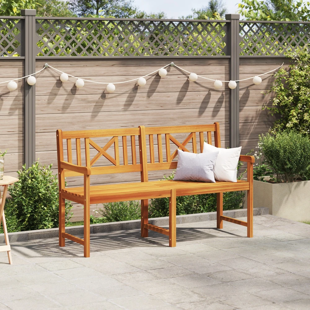 Lauko suolas Natūrali 150 x 56 x 90 cm Kietos akacijos mediena