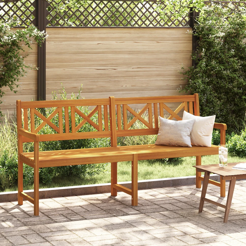 Lauko suolas Natūrali 180 x 56 x 90 cm Kietos akacijos mediena