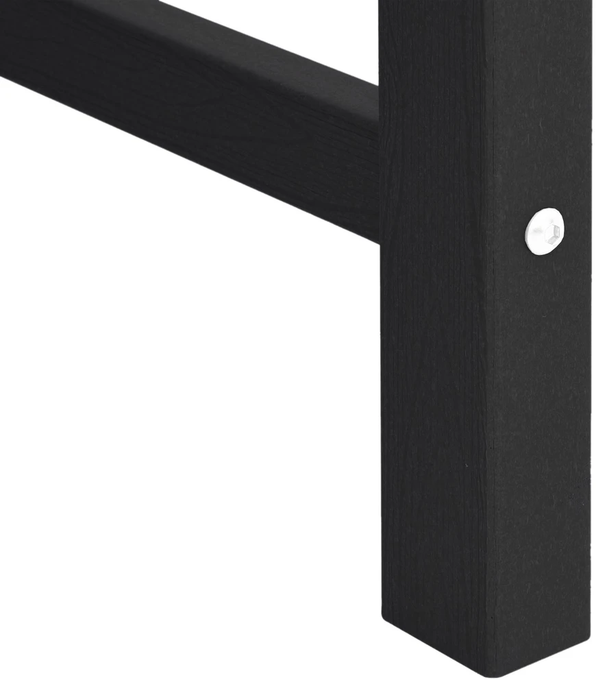 Sodo suolas Juoda 120 x 59 x 88 cm HDPE
