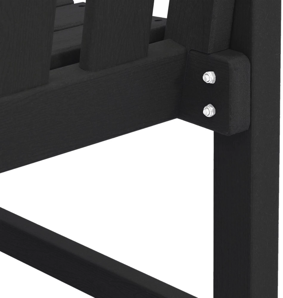 Sodo suolas Juoda 120 x 59 x 88 cm HDPE