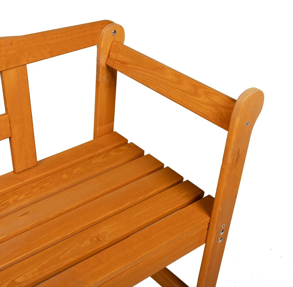 Lauko suolas 2 -Seater 119 x 44 x 76 cm Kietos pušies mediena