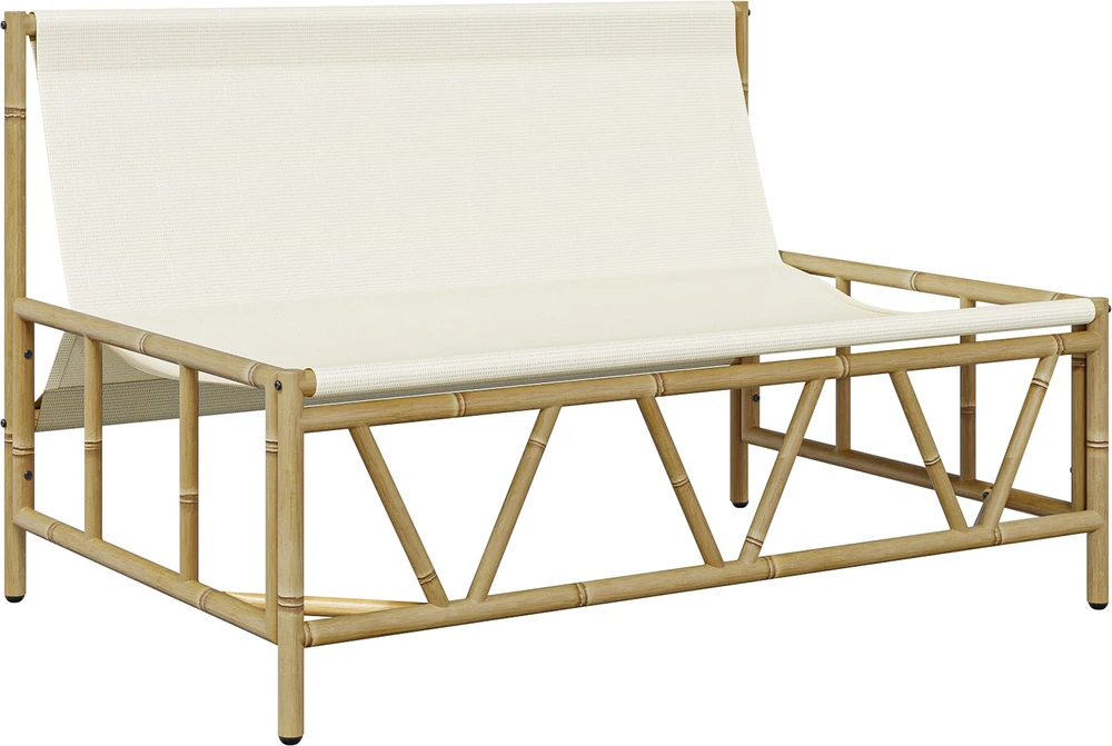 Lauko sėdimos vietos Šviesiai pilka 110 x 74,5 x 71 cm Plienas