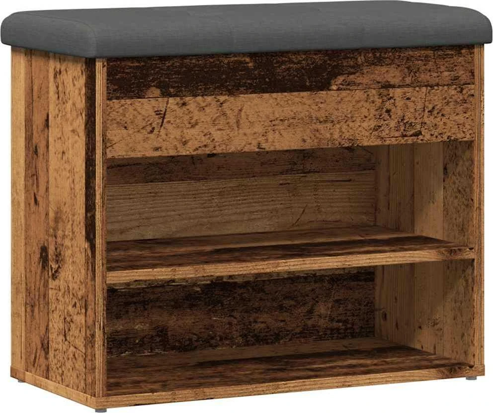 batų suoliukas Old Wood 62x32x50 cm Inžinierinė mediena