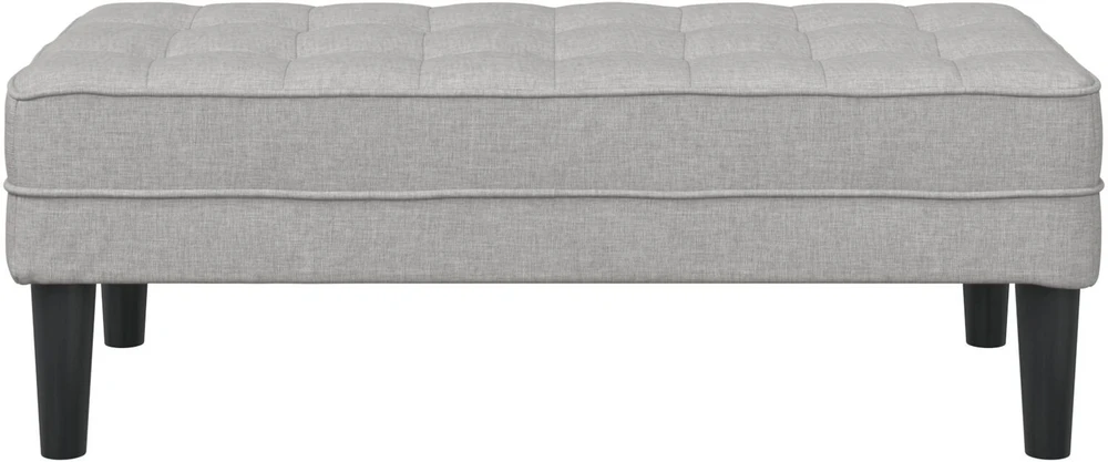 suoliukas su pagalve Debesų pilka 113 x 57 x 39 cm audinys