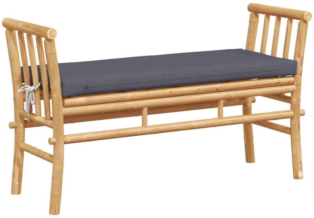 Sodo suolas 2 -Seater 110 x 38 x 65cm bambukas Ruda