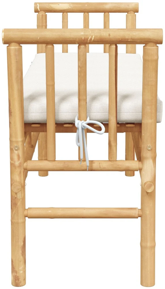 Sodo suolas 2 -Seater 110 x 38 x 65cm bambukas Ruda