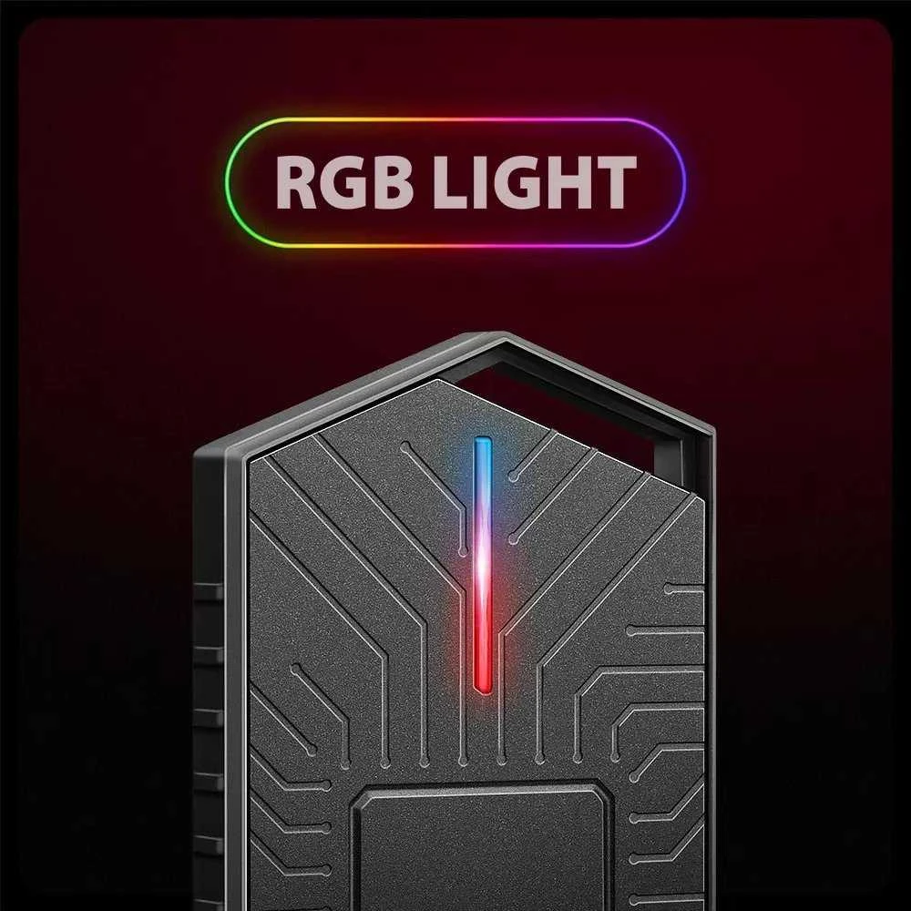 „AXAGON USB-C 10Gbps“ – M.2 NVMe ir SATA SSD GAME M.2 dėžutė | EEM2-GAM