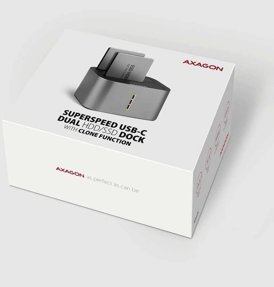 AXAGON | SuperSpeed USB DUAL 2,5"/3,5" HDD/SSD DUAL dokas | ADSA-DC