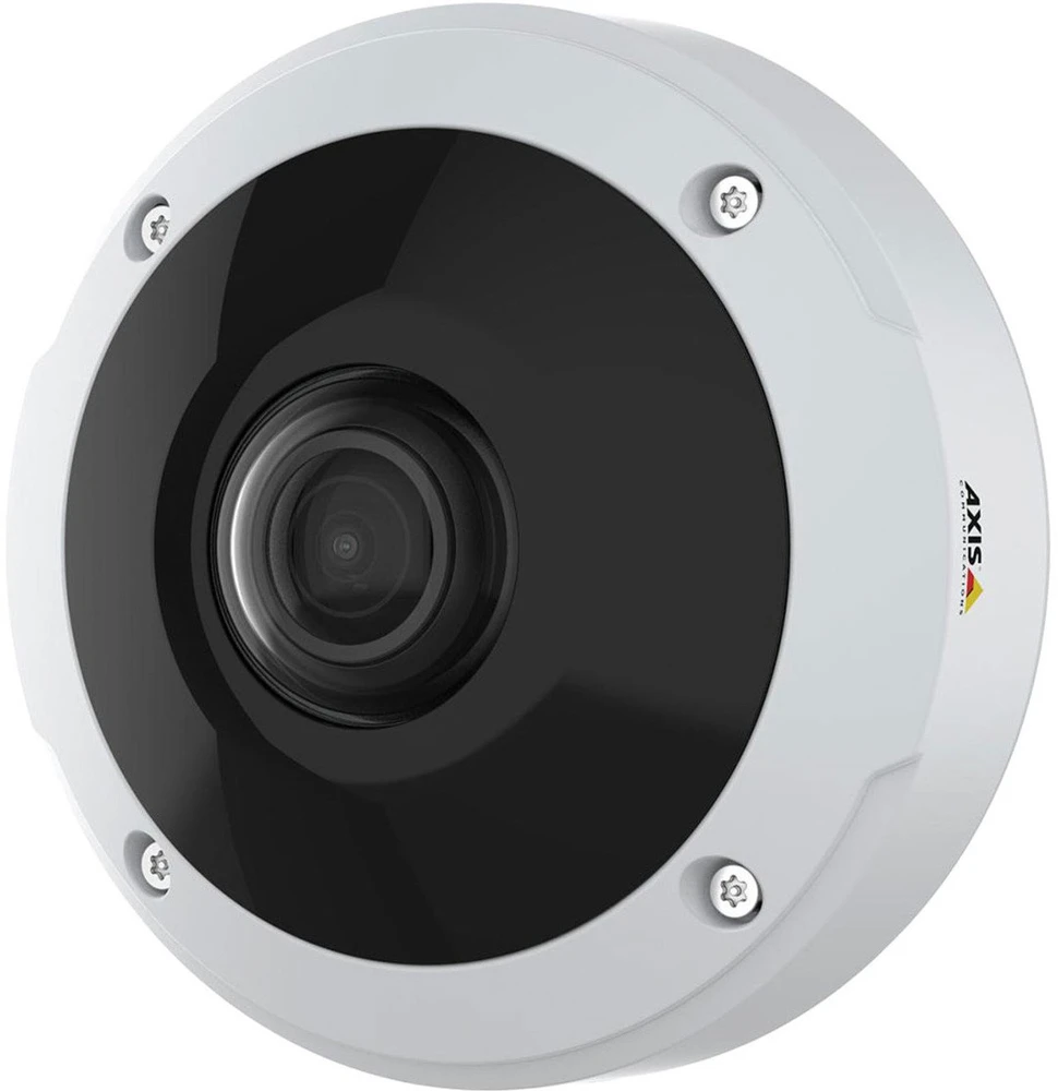 „Axis“ tinklo kamera, fiksuota, kupolinė, „Fisheye“ tipo transportavimo kamera, M3057-PLR Mk II, 180/360°