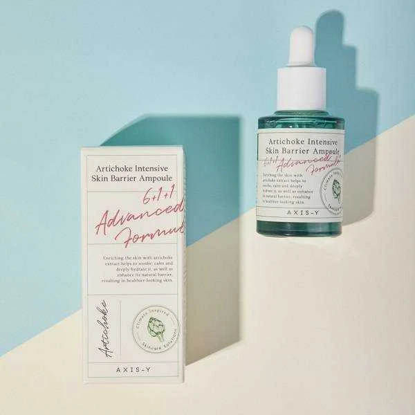 AXIS-Y Artichoke Intensive Skin Barrier Ampoule Odos barjerą stiprinantis veido serumas, 30 ml