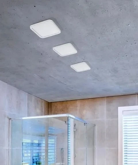 Azzardo Įleidžiama lempa SLIM 15 SQUARE baltas (AZ 2837) - AZZARDO