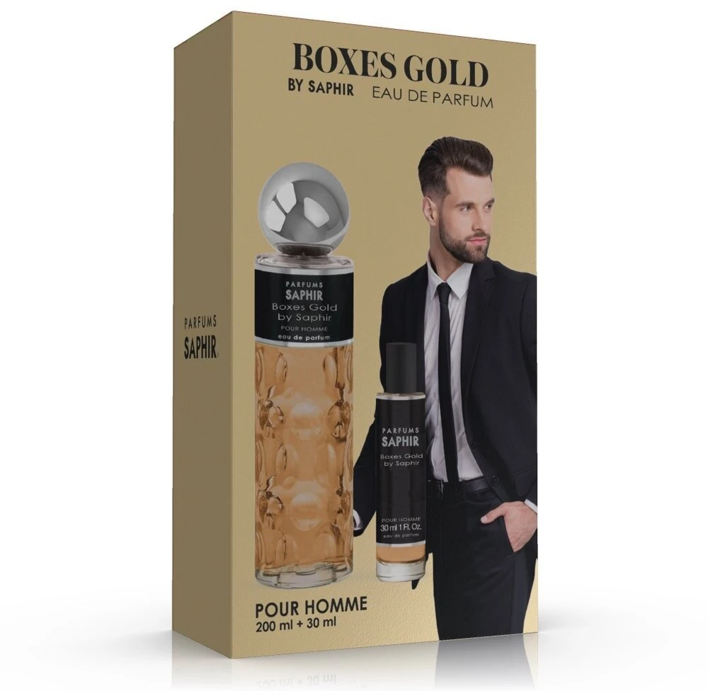 Saphir Boxes Gold EDP Purškiklis, 200 ml, 30 ml Sets