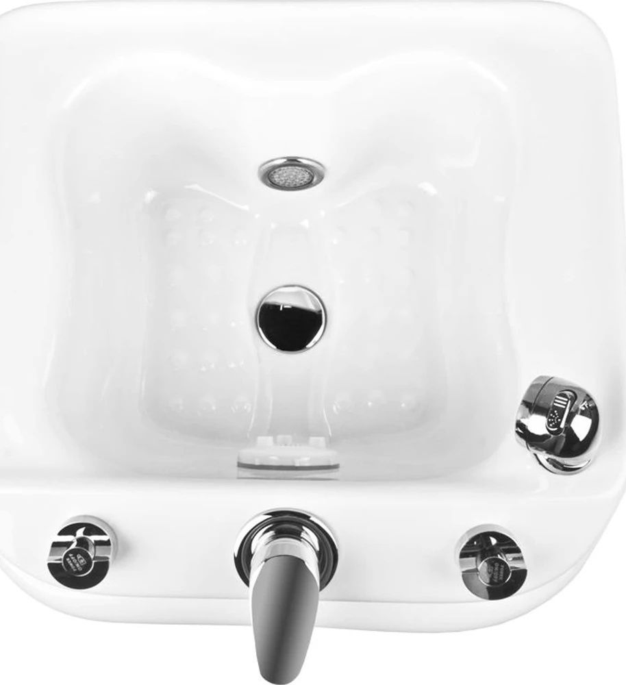 Activeshop Pedikiūro vonelė su hidromasažu Azzurro A023 Chrome