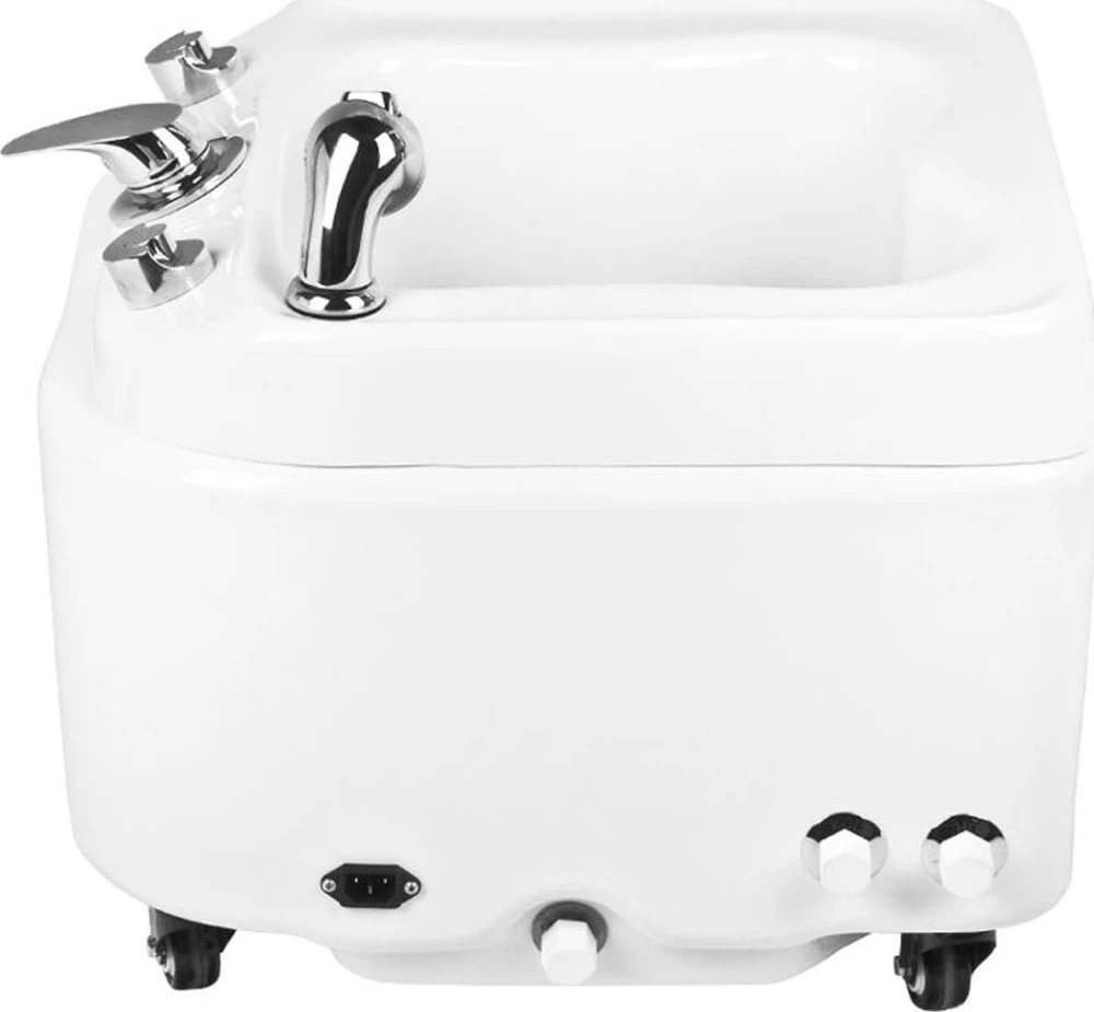 Activeshop Pedikiūro vonelė su hidromasažu Azzurro A023 Chrome
