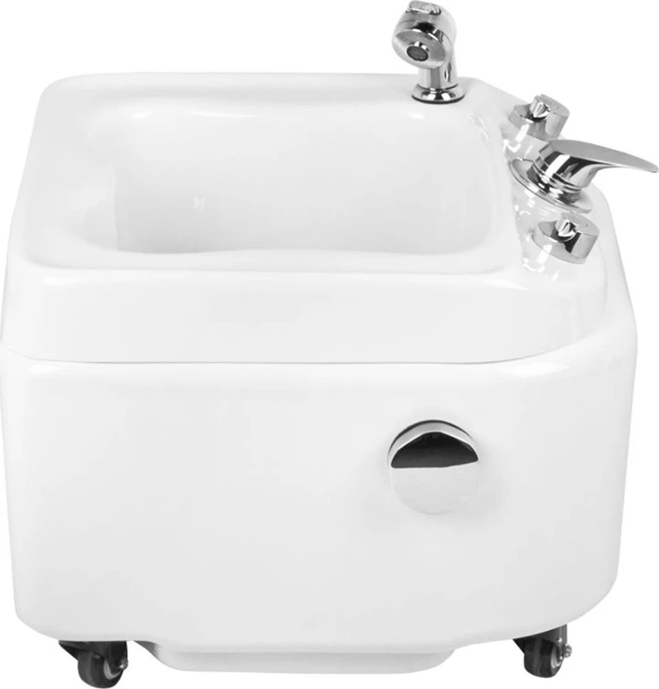 Activeshop Pedikiūro vonelė su hidromasažu Azzurro A023 Chrome