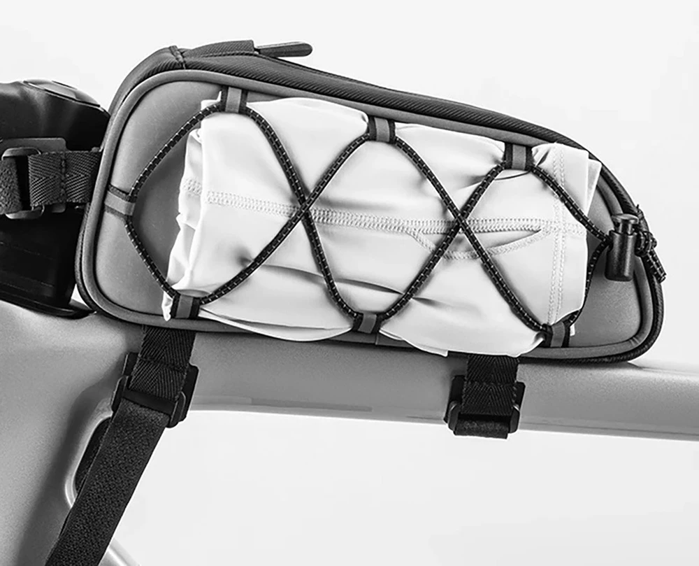 Rockbros 3012010901 bike frame bag 0.9 l – sidabrinis