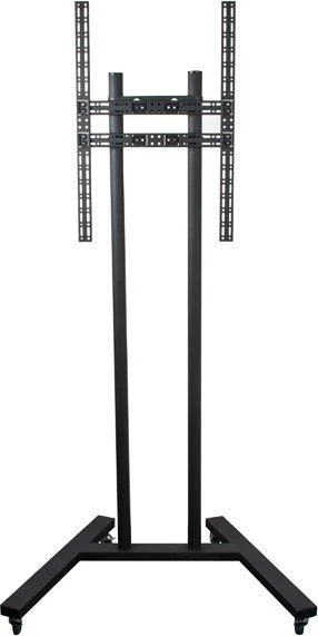 Laikiklis „Tech“ didelis universalus plokščiaekranis vežimėlis / stovas ant grindų (VESA 800 x 600) – 1,8 m Ø50 mm stulpai