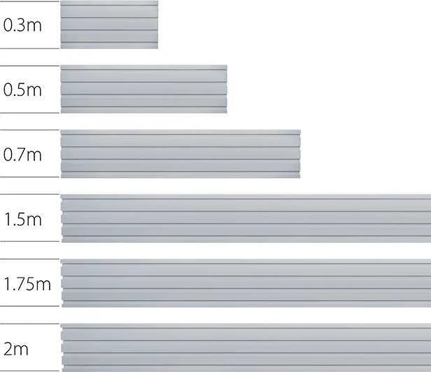 Laikiklis B-TECH AV SYSTEM X - HORIZONTAL MOUNTING RAIL - 1.5M