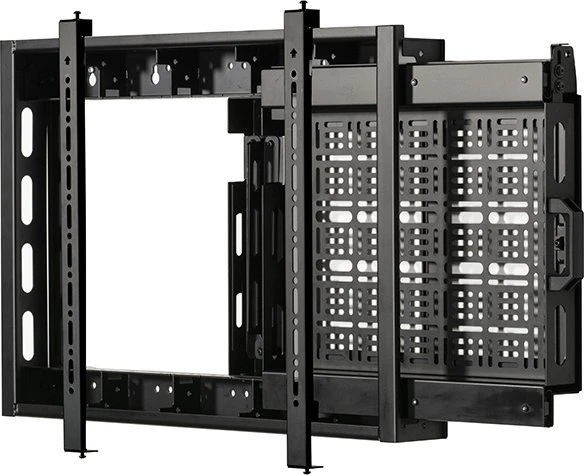 „B-TECH AV“ plokščiojo ekrano sieninis laikiklis su ištraukiamu AV laikymo dėklu (VESA 600 x 400)