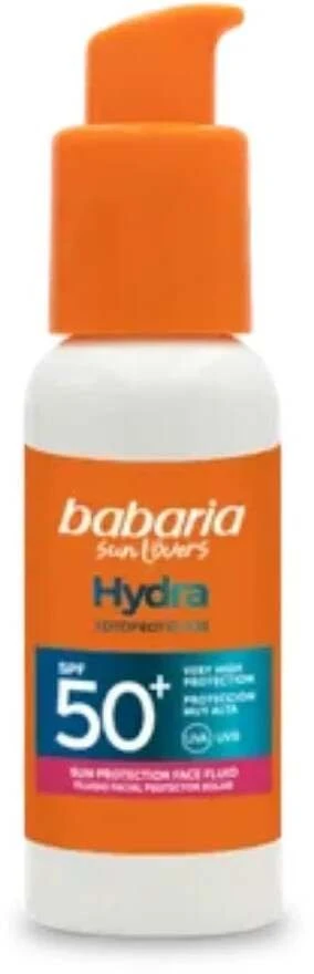 Babaria Sol Hydra Facial Fluido Solar Fotoprotector Spf50, 40 ml