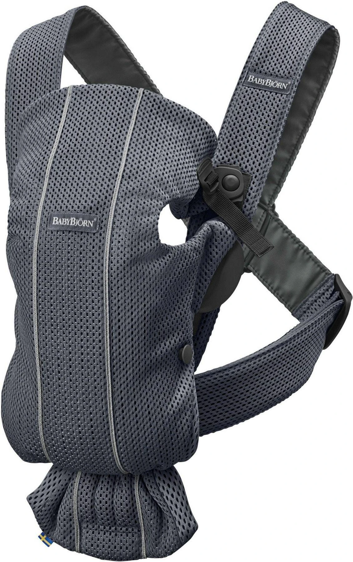 BABYBJORN nešioklė Mini, Anthracite, 3D Mesh 021013